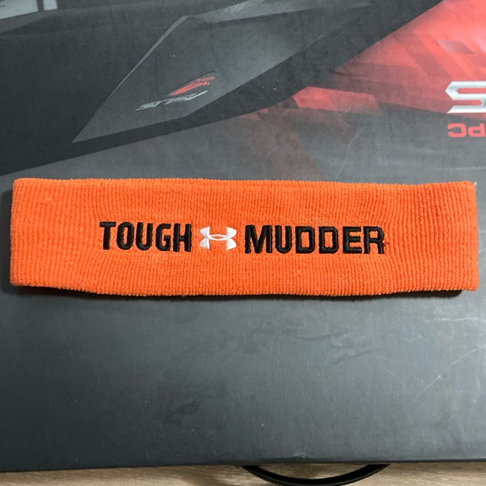 Under Armour Tough Mudder Headband / Sweatband Orange